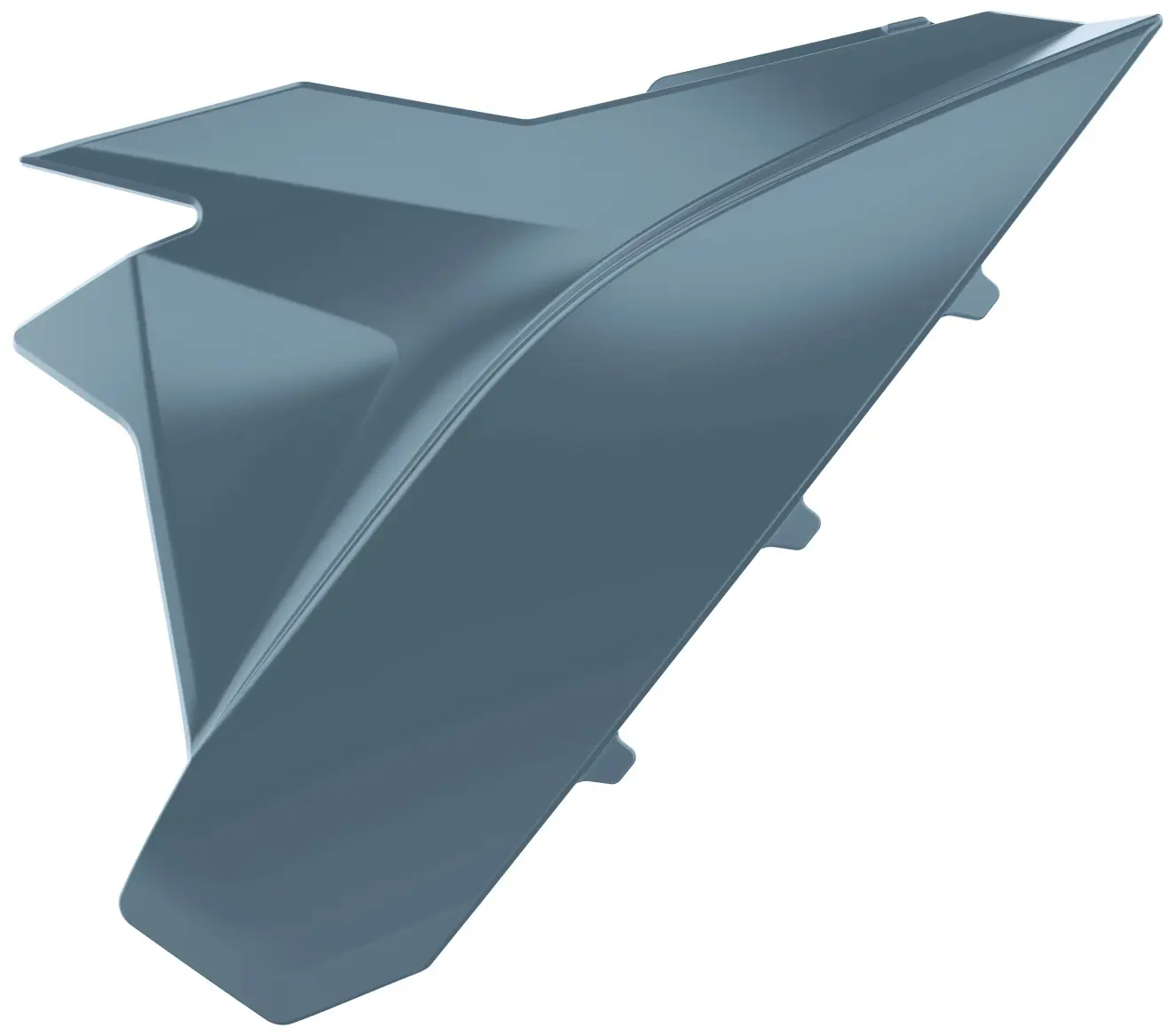 POLISPORT kryt vzduchového filtru (AIRBOX) BETA R 2T 4T '20-'24 barva šedá Nardo Grey (POLISPORT kryt vzduchového filtru (AIRBOX) BETA R 2T 4T)