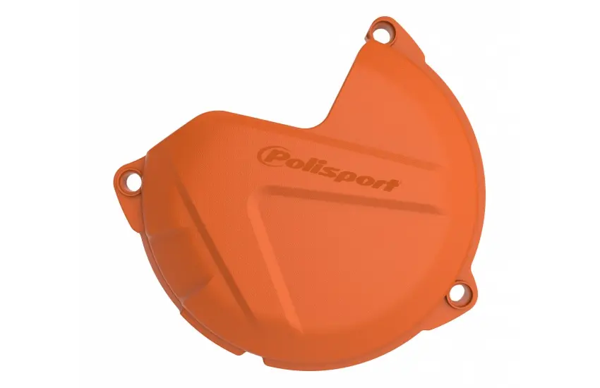 POLISPORT kryt spojky KTM XCF/SXF 250/350 13-15, EXCF/XCW `13-`16 HUSQVARNA FC 250/350 14-15, FE250/350 14-16 barva oranžová (POLISPORT kryt spojky)