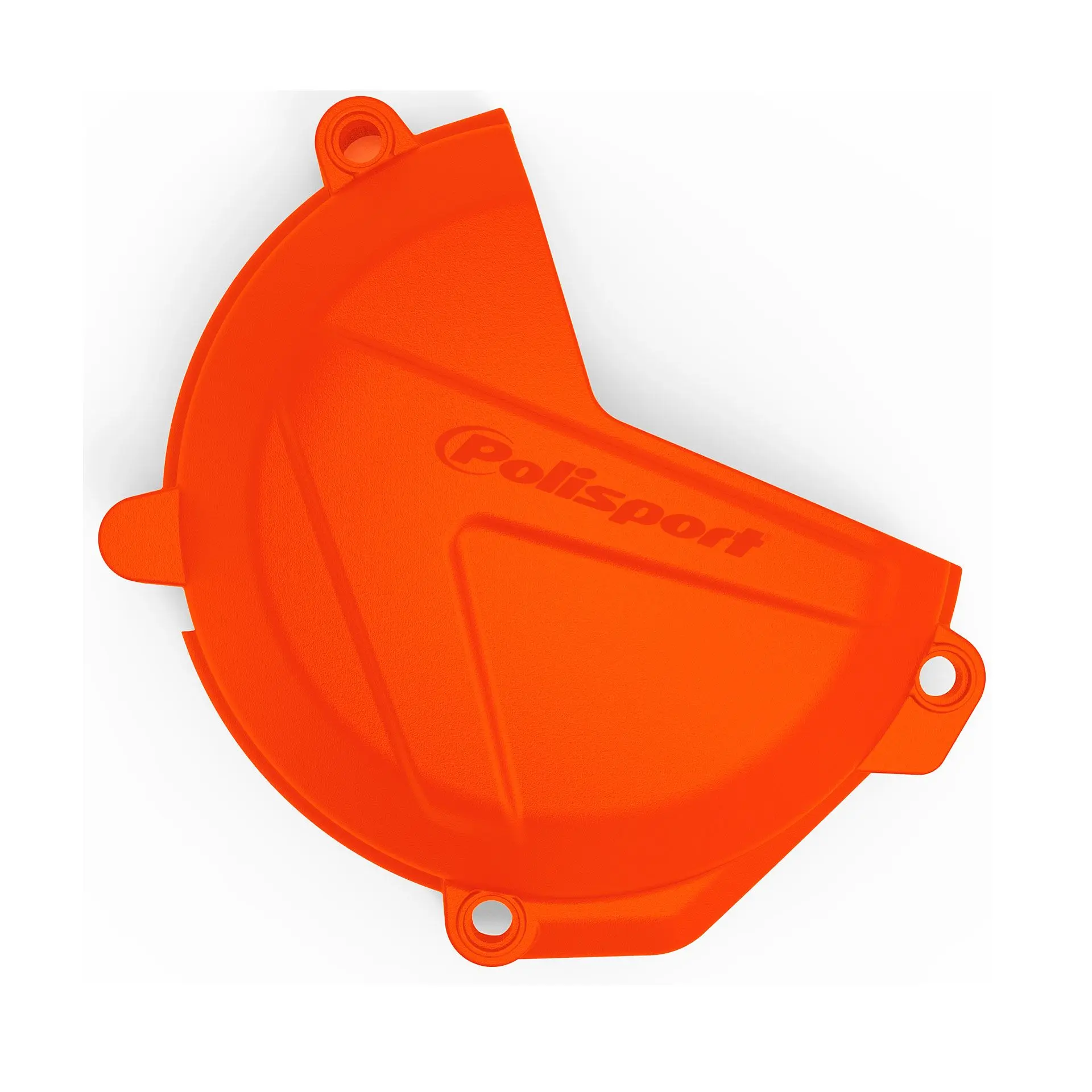 POLISPORT kryt spojky KTM SX-F/XC-F 250/350 16-22; EXC-F 250/350 17-23; HUSQVARNA FC/FX 250/350 16-22, FE 250/350 17-18 barva oranžová (POLISPORT)