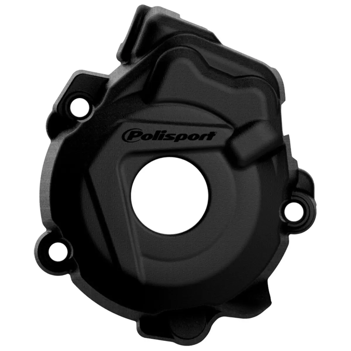 POLISPORT kryt alternátoru KTM SX-F 250 13-15; SX-F/XC-F 350 12-15; XC-F 250 14-15; HUSQVARNA FC/FE 250/350 14-15 barva černá (POLISPORT kryt)