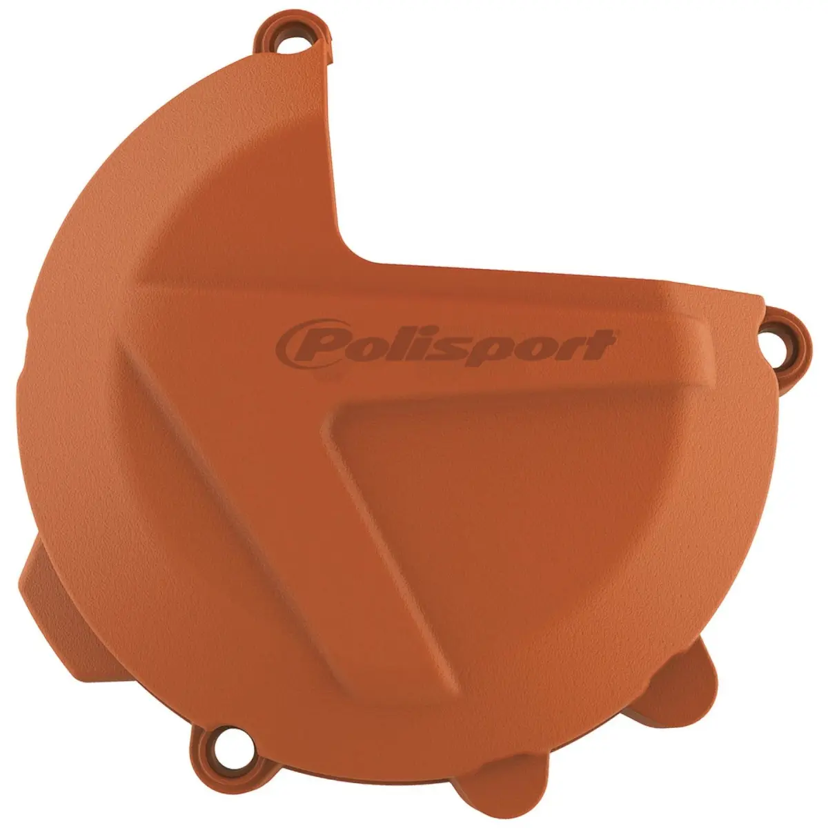 POLISPORT kryt spojky KTM SX 250/300 17-22; EXC 250/300 17-23; HUSQVARNA TC 250 17-22; TE 250/300 17-23 barva oranžová ( )