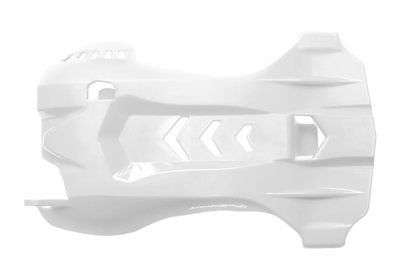 POLISPORT kryt motoru FORTRESS SKID PLATE KTM SX 250 06-16; EXC 250/300 06-16; HUSQVARNA TC/TE 250/300 14-16 barva bílá ( )
