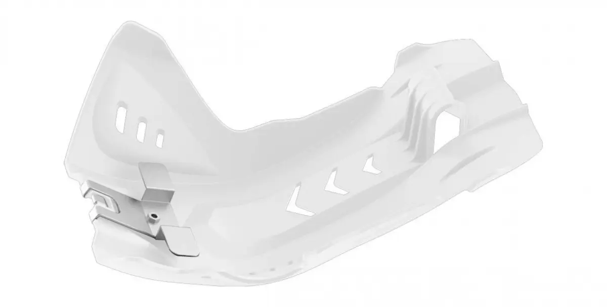 POLISPORT kryt motoru FORTRESS SKID PLATE KTM SX-F 250/350 16-22; EXC-F 250/350 17-23; SX-F 450 19-22; HUSQVARNA FC 250/350 16-22; FE 250/350 17-23;