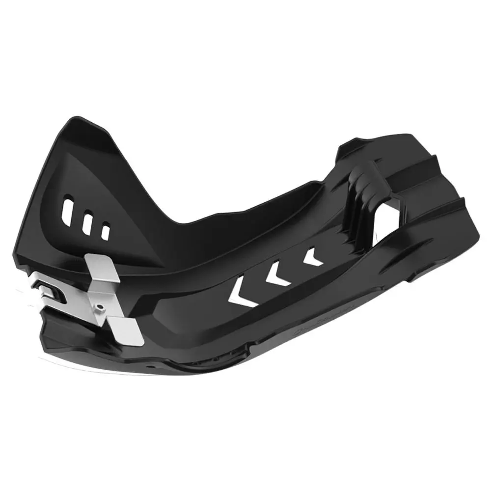 POLISPORT kryt motoru FORTRESS SKID PLATE KTM SX 250 19-22; EXC 250/300 20-23; HUSQVARNA TC 250 19-22; TE 250/300 20-23 barva černá ( )