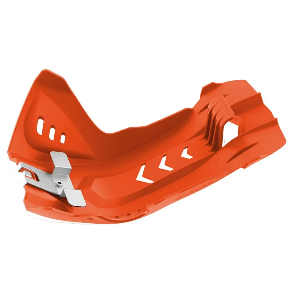 POLISPORT kryt motoru FORTRESS SKID PLATE KTM SX 250 19-22; EXC 250/300 20-23; HUSQVARNA TC 250 19-22; TE 250/300 20-23 barva oranžová ( )