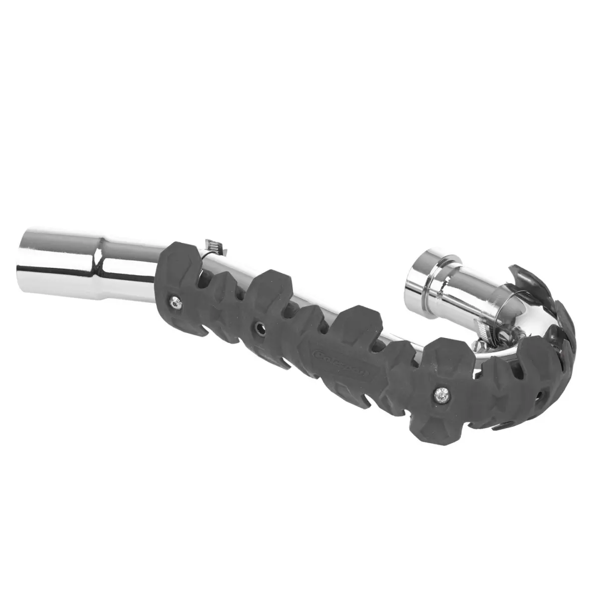 POLISPORT kryt výfukového potrubí (4T) krátký 22 cm barva šedá (nardo šedá) (8483700006) ( )