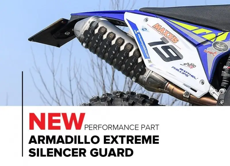 POLISPORT univerzální kryt výfuku ARMADILLO EXTREM SILENCER GUARD barva černá (8484100001) (POLISPORT univerzální kryt výfuku ARMADILLO EXTREM)