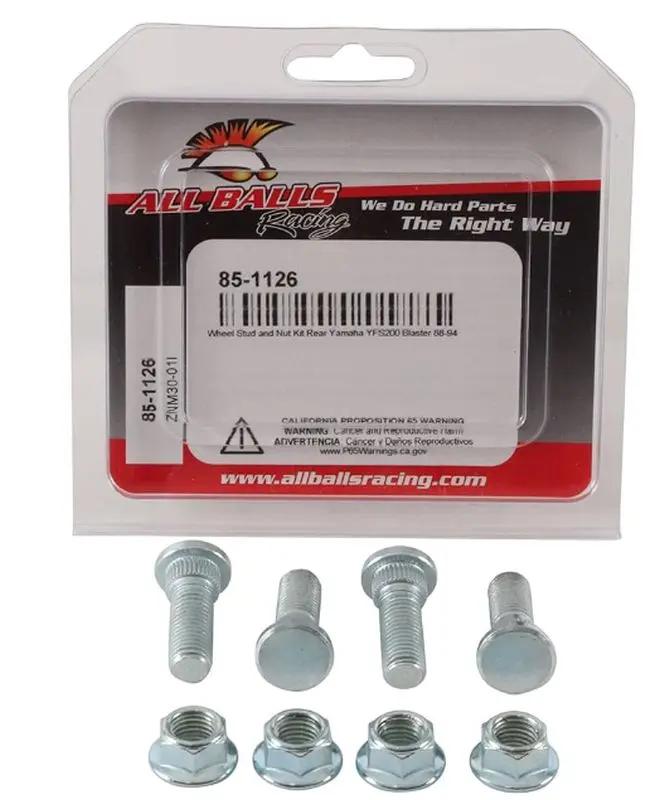 ALL BALLS šrouby a matice předního/zadního kola M10 X 1,25 YAMAHA YFS 200 BLASTER 95-06 (ALL BALLS šrouby a matice předního/zadního kola M10 X 1,25)