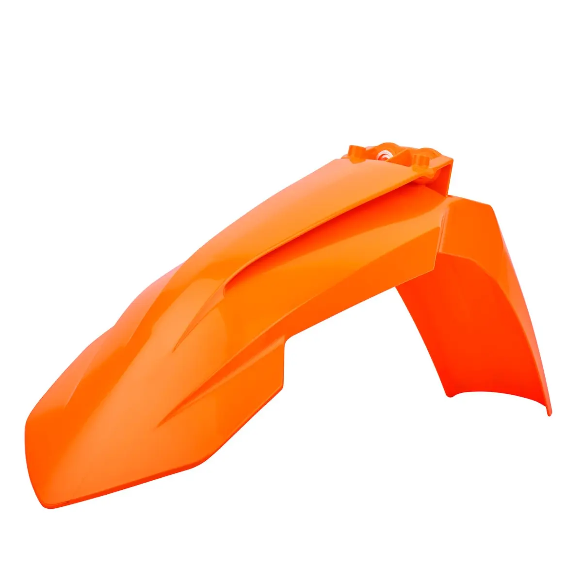 POLISPORT blatník přední KTM SX125/150/200/250; SX-F250/350/450; 16-22; EXC 125/200/250/300/450, EXC-F 250/350/450/500 17-23 barva oranžová
