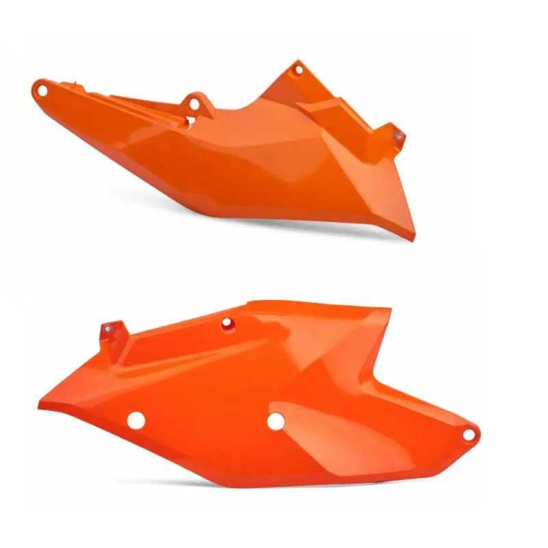 POLISPORT boční tabulky KTM SX/SX-F 125/150/200/250/350/450`16-18, EXC/EXC-F 125/200/250/300/350/450 `17-19 barva oranžová (obě strany) (POLISPORT)