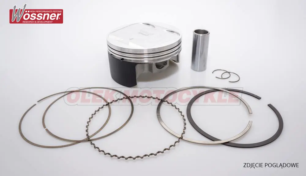 WOSSNER píst GAS-GAS (4T) ES/EC/FES/SM 450 '06-'09 (96,96MM) čep 20MM (WOSSNER píst GAS-GAS (4T) ES/EC/FES/SM 450 '06-'09 (96,96MM) čep 20MM)