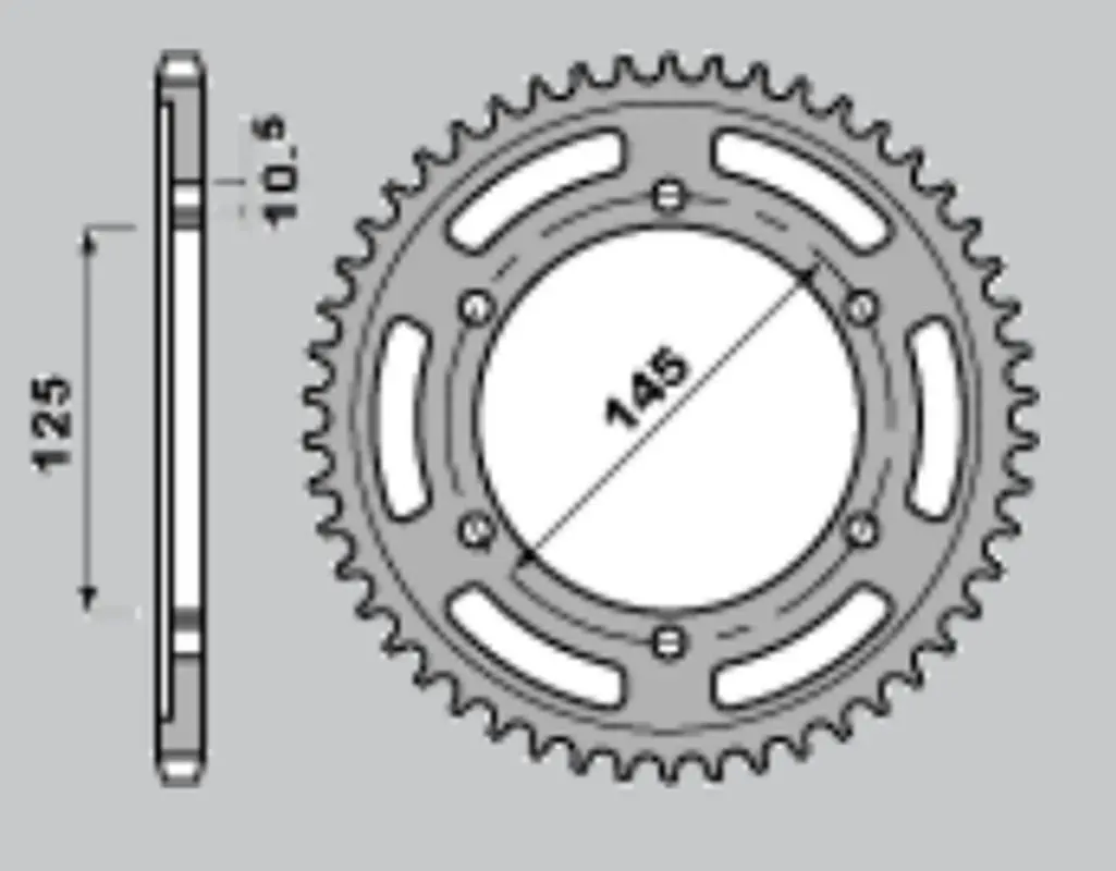 JR zadní řetězové kolečko 865 43 YAMAHA FZ 750 87-91 (JTR865.43) (řetěz 530) (JR zadní řetězové kolečko 865 43 YAMAHA FZ 750 87-91 (JTR865.43) (řetěz)