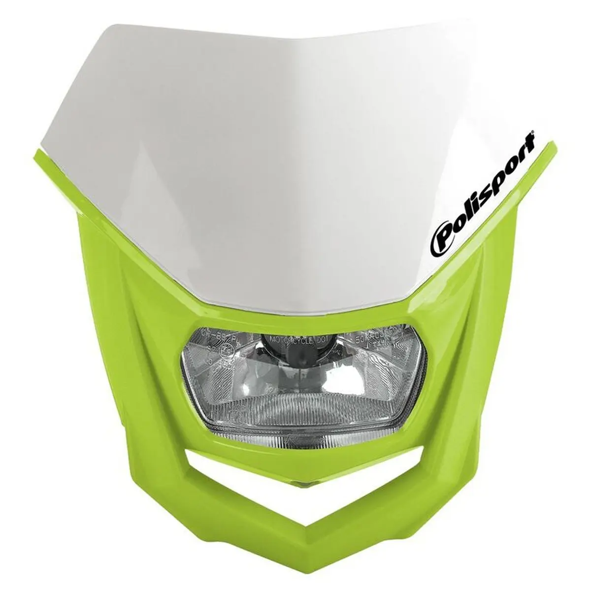 POLISPORT světlomet přední model HALO (žárovka halogenová) barva bílá/fluo ( )