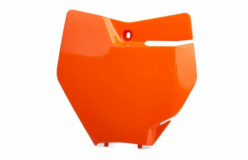 POLISPORT přední tabulka na startovací číslo KTM SX/SX-F 125/150/200/250/350/450/505 '16-'18 barva oranžová ( )