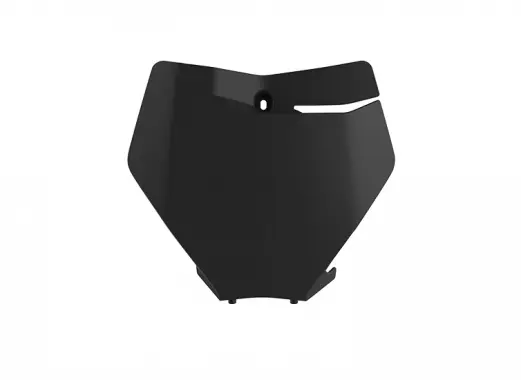 POLISPORT přední tabulka na startovací číslo KTM SX/SX-F 125/150/200/250/350/450 barva černá (POLISPORT přední tabulka na startovací číslo KTM)