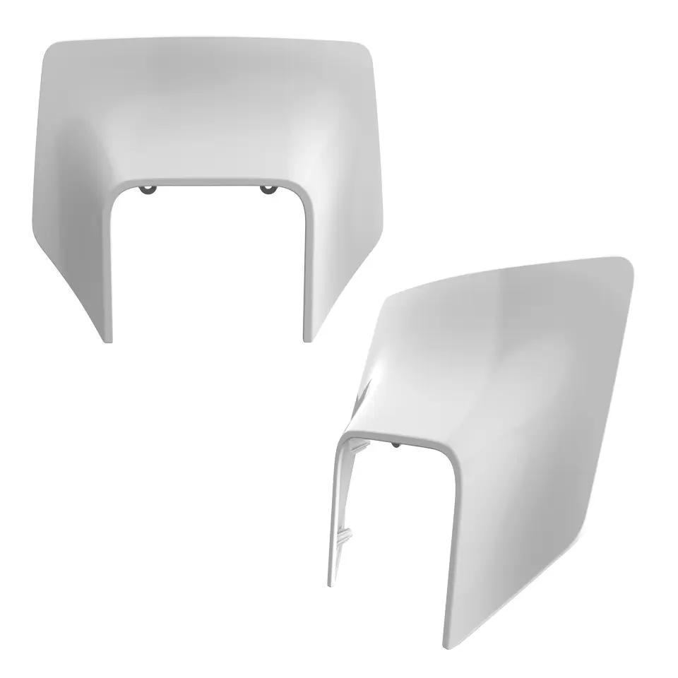 POLISPORT kryt světla přední HUSQVARNA TE 125/150/250/300/450 17-19 barva bílá (vzor OEM) ( )