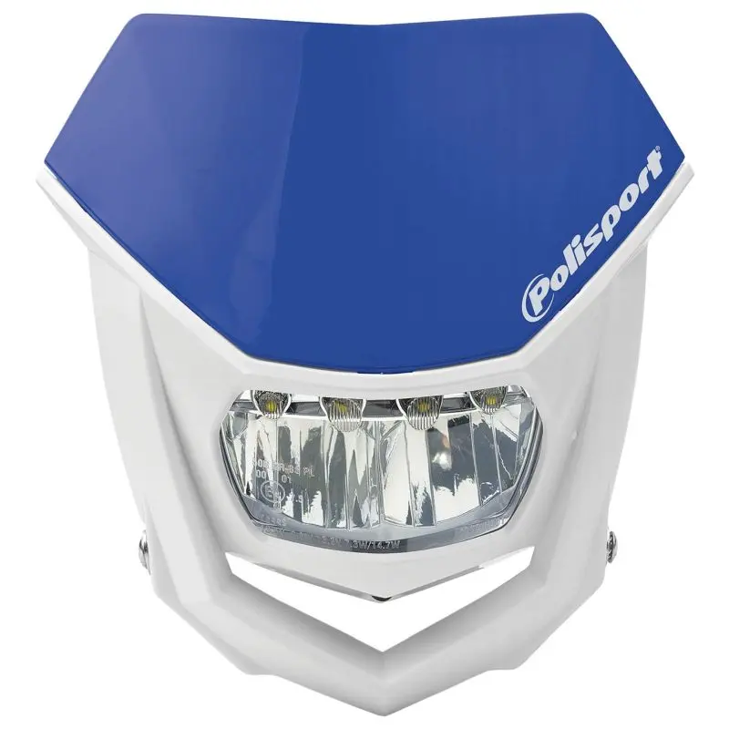 POLISPORT světlomet přední univerzální HALO s žárovkou LED barva modrá YAMAHA ( )