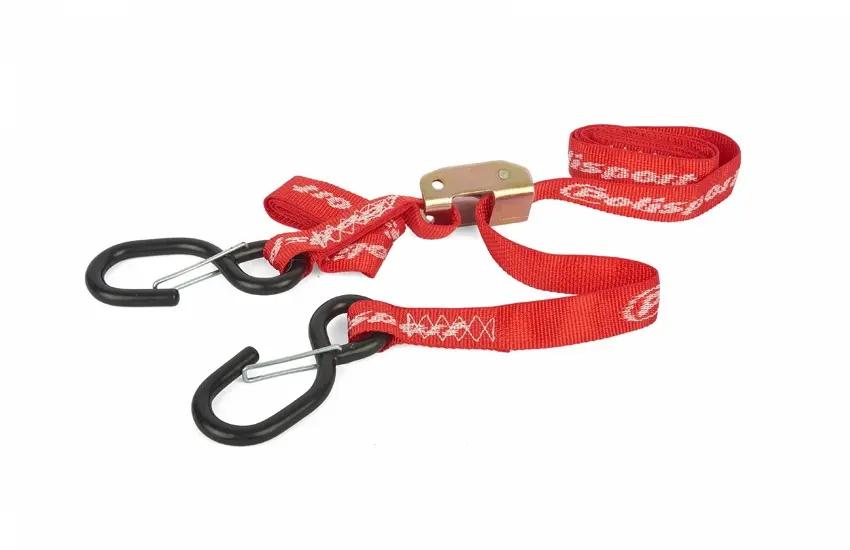 POLISPORT přepravní popruhy TIE DOWN (22mmX2200mm) barva červená (POLISPORT přepravní popruhy TIE DOWN (22mmX2200mm) barva červená)