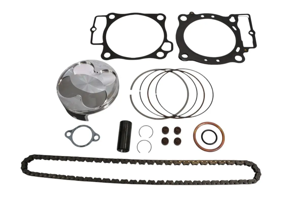 VERTEX sada na opravu horní části motoru HONDA CRF 450 R / RX 17-18 (STD. 96.96mm) (13.5:1) (píst, těsnění TOP-END, rozvodový řetěz) (8VTKTC24187A)