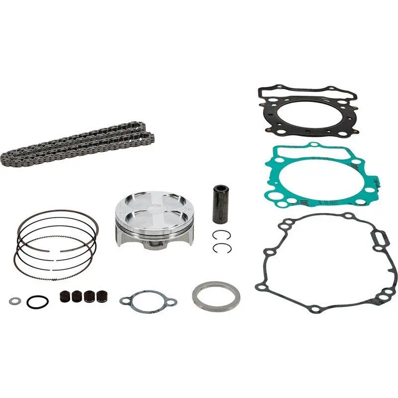 VERTEX sada na opravu horní části motoru YAMAHA WR 250 F (WRF250) 24-25, YZ 250 F (YZF250) 24-25, (STD. + 0.01mm = 76.96mm) (13.8:1) (píst, těsnění