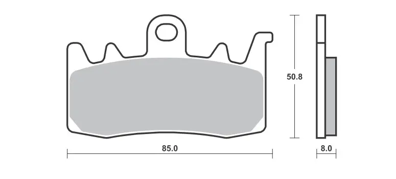 SBS brzdové destičky KH630 STREET PERFORMANCE (EXCEL) sintrované barva zlatá HARLEY DAVIDSON 975 BRONX, RA 1250 PAN AMERICA, RH SPORTSTER S, INDIAN