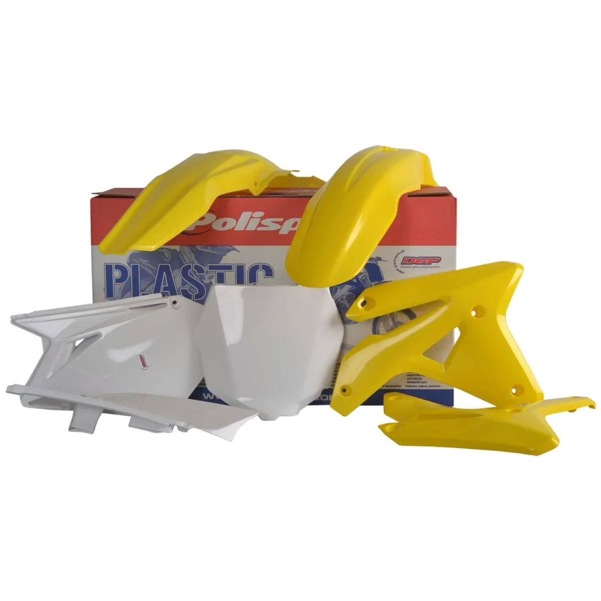 POLISPORT kompletní sada plastů SUZUKI RMZ 450 07 barva žlutá OEM ( )