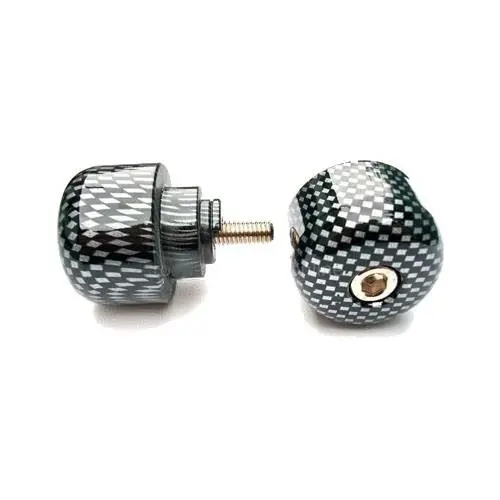 V PARTS (VICMA) koncovky řidítek M6X45 barva karbonová, (STANDARD HONDA) HONDA CB, CBF, CBR, VFR, VTR 250-1300 1987-2008 (901CF) (V PARTS (VICMA))