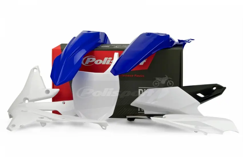 POLISPORT kompletní sada plastů YAMAHA YZF 250 14-18; YZF 450 14-17 barva OEM modrá bílá (POLISPORT kompletní sada plastů YAMAHA YZF 250 14-18; YZF)