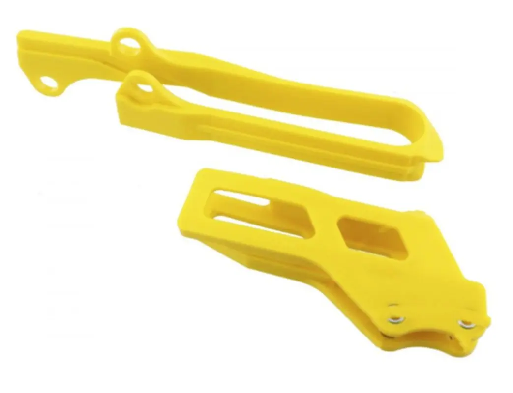 POLISPORT vodítko a kluzák řetězu (komplet) SUZUKI RMZ 250 12-18 barva žlutá (POLISPORT vodítko a kluzák řetězu (komplet) SUZUKI RMZ 250 12-18 barva)