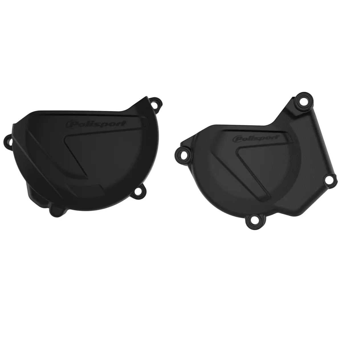 POLISPORT sada krytu alternátoru a spojky YAMAHA YZ 250 05-26 (8464500001+8463700001) barva černá (POLISPORT sada krytu alternátoru a spojky YAMAHA)
