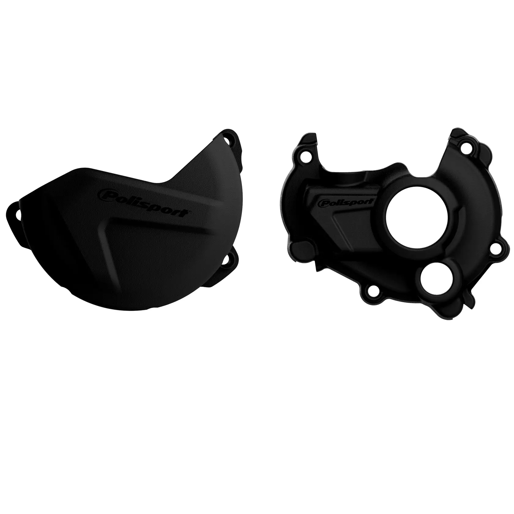 POLISPORT sada krytu alternátoru, spojky a vodního čerpadla YAMAHA YZ 250F 15-18 (8460600001+8454900001+8484500001) barva černá ( )