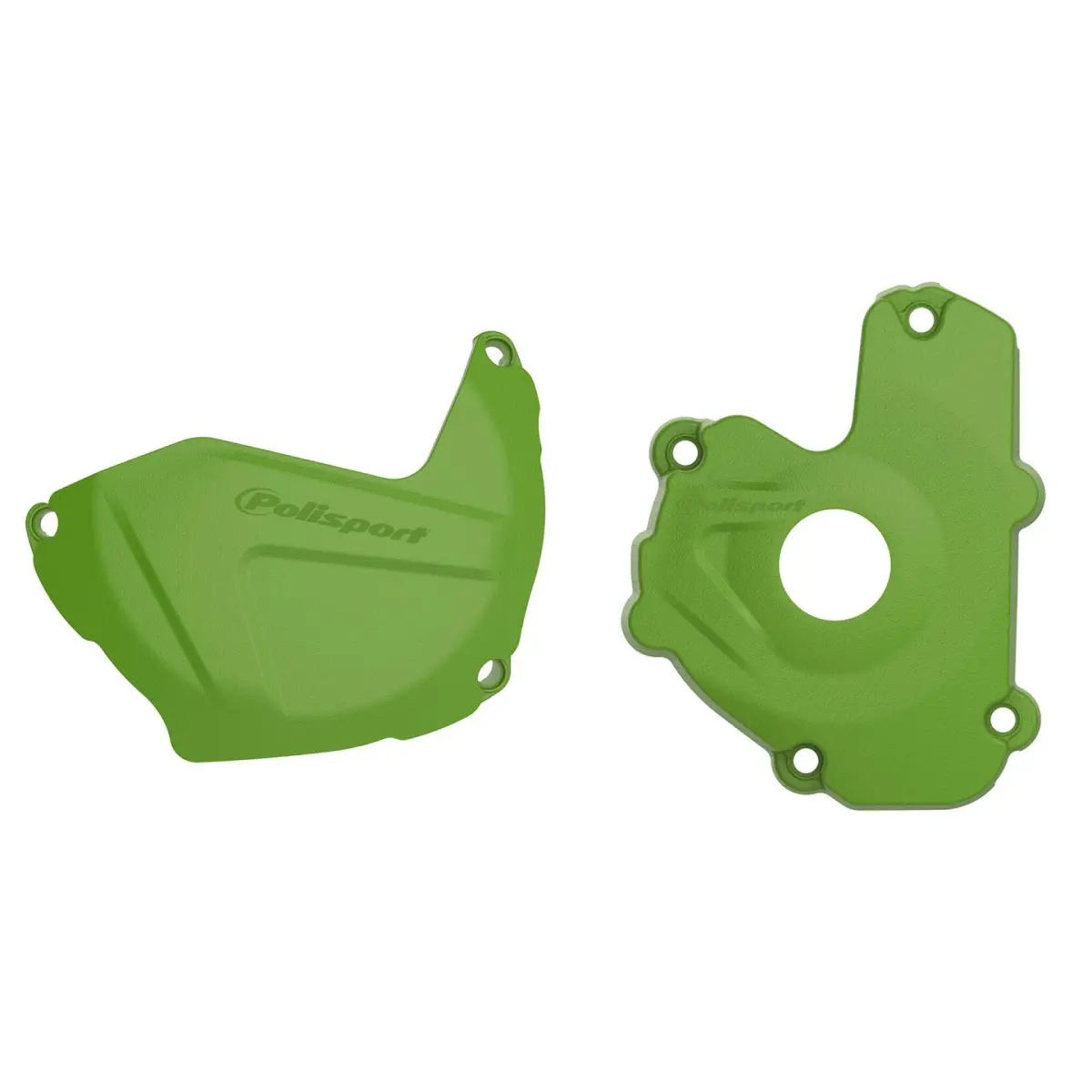 POLISPORT sada krytu alternátoru a spojky KAWASAKI KX 250F '13-'16 barva zelená (8460800002+8435800002) ( )