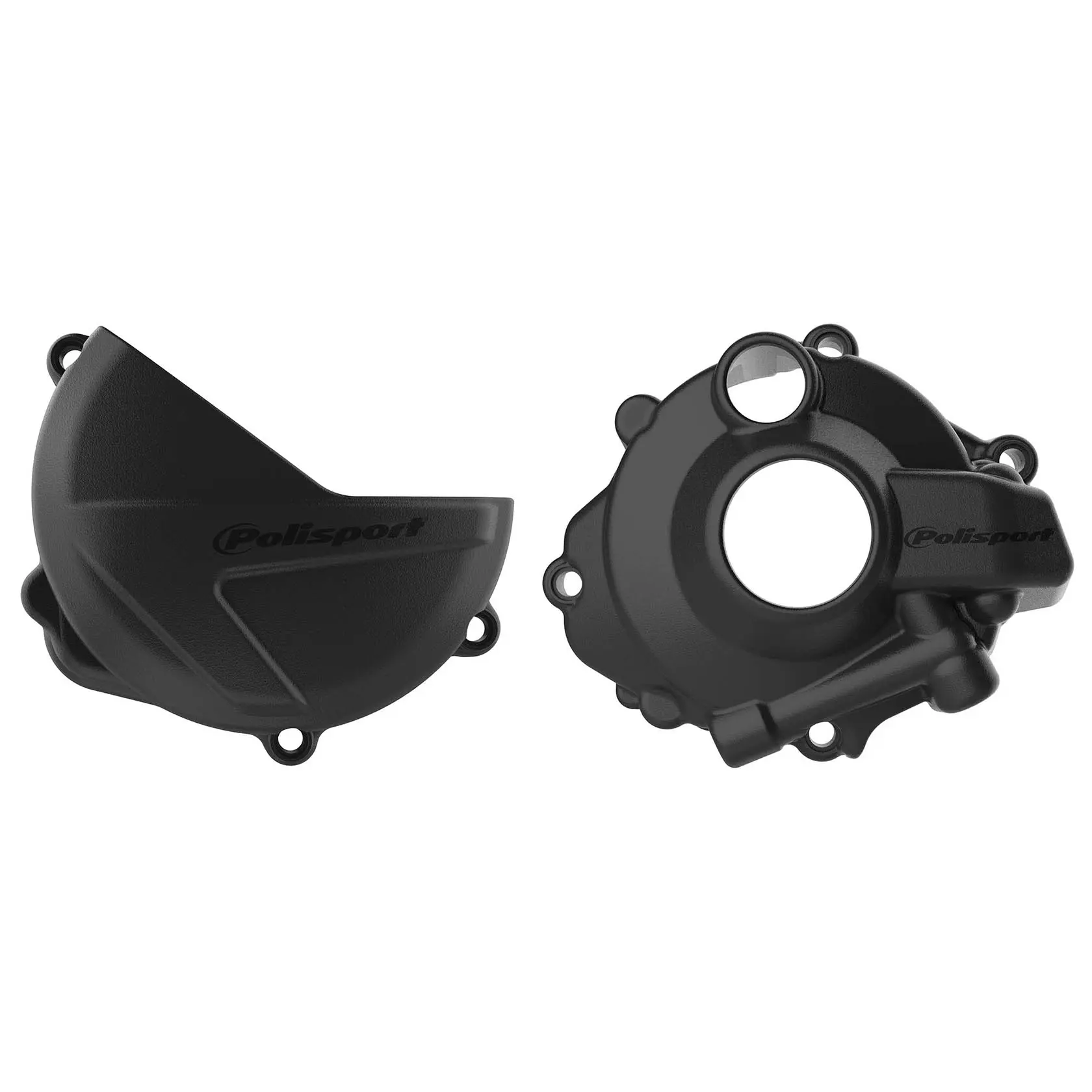 POLISPORT sada krytů alternátoru, spojky a vodní pumpy HONDA CRF 250R 19-26 barva černá (8465900001+8465700001+8484400001) ( )