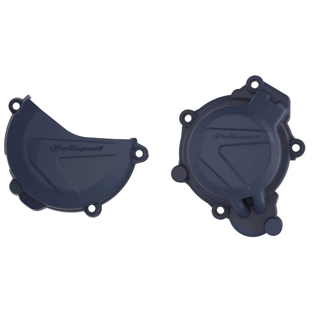 POLISPORT sada krytu alternátoru a spojky KTM SX/XC 125/150 16-18; HUSQVARNA TC 125 16-18 barva modrá (8464100003+8460300003) (POLISPORT sada krytu)