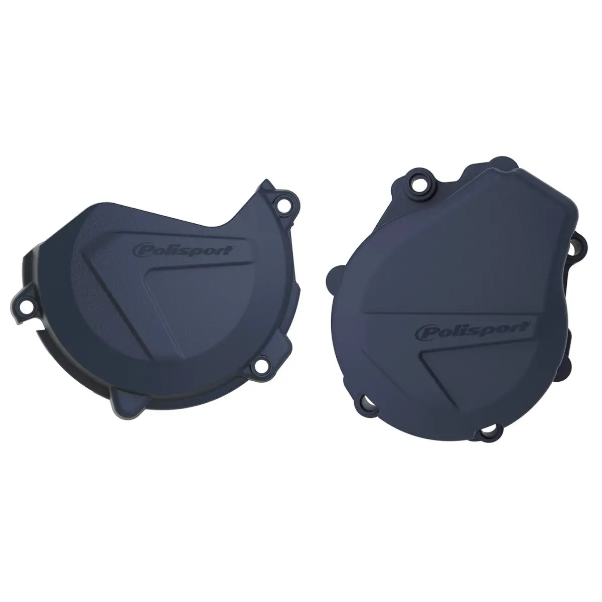 POLISPORT sada krytu alternátoru a spojky KTM EXC-F/XC-F 450/500 17-23; HUSQVARNA FE 450/501 17-23 barva modrá (846700003+8460500003) ( )