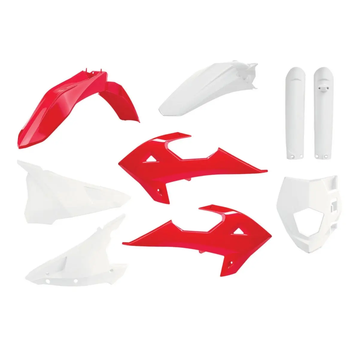 POLISPORT kompletní sada plastů (FULL KIT) GAS GAS EC/EC-E/EC-F 18-20; MR 250/300 21-26; RIEJU MR 200/250/300 21-26 v sadě kryt světla (8669800001) a
