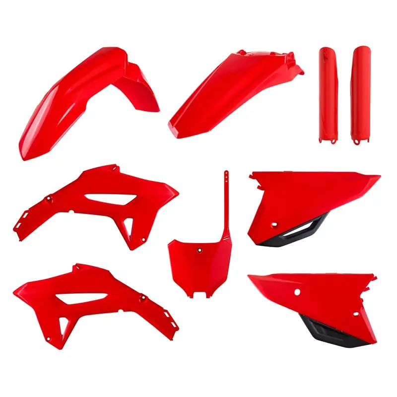 POLISPORT kompletní sada plastů (FULL KIT) HONDA CRF 250R 22-24; CRF 450R 21-24 v sadě přední tabulka (8670700001) a kryty tlumičů (8351900003) barva