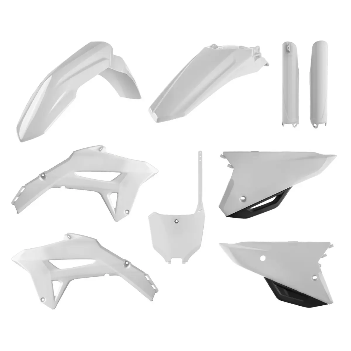 POLISPORT kompletní sada plastů (FULL KIT) HONDA CRF 250R 22-24; CRF 450R 21-24 v sadě přední tabulka (8670700002) a kryty tlumičů (8351900001) barva