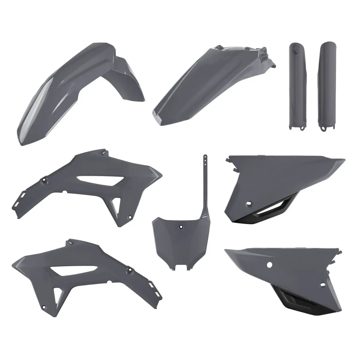 POLISPORT kompletní sada plastů (FULL KIT) HONDA CRF 250R 22-24; CRF 450R 21-24 v sadě přední tabulka (8670700004) a kryty tlumičů (8351900005) barva