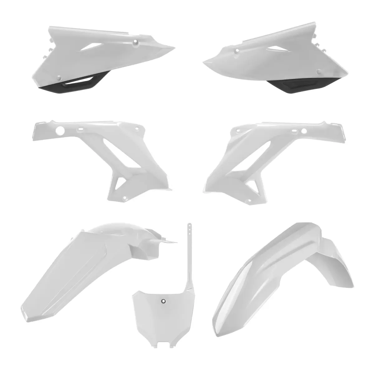 POLISPORT kompletní sada plastů HONDA CR 125/250 02-07 (restyling na model 2022) barva bílo černá (POLISPORT kompletní sada plastů HONDA CR 125/250)