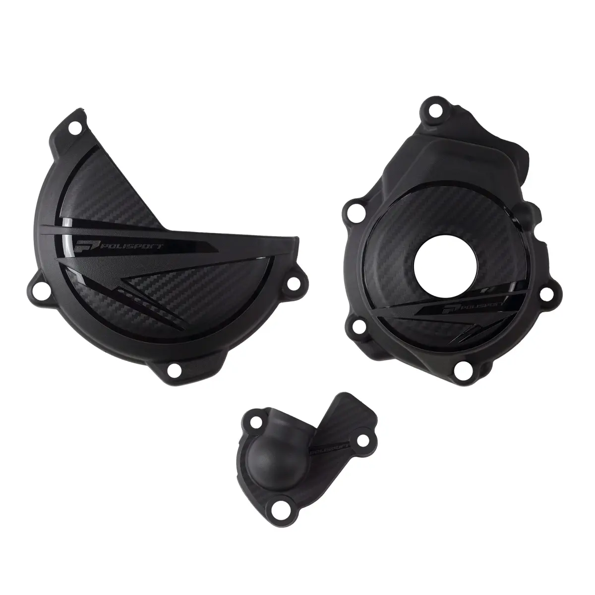 POLISPORT sada krytu alternátoru, spojky a vodní pumpy KTM SX-F 250/350 23-26; XC-F 250/350 23-26; HUSQVARNA FC 250/350 23-26; FX 350 23-26 barva