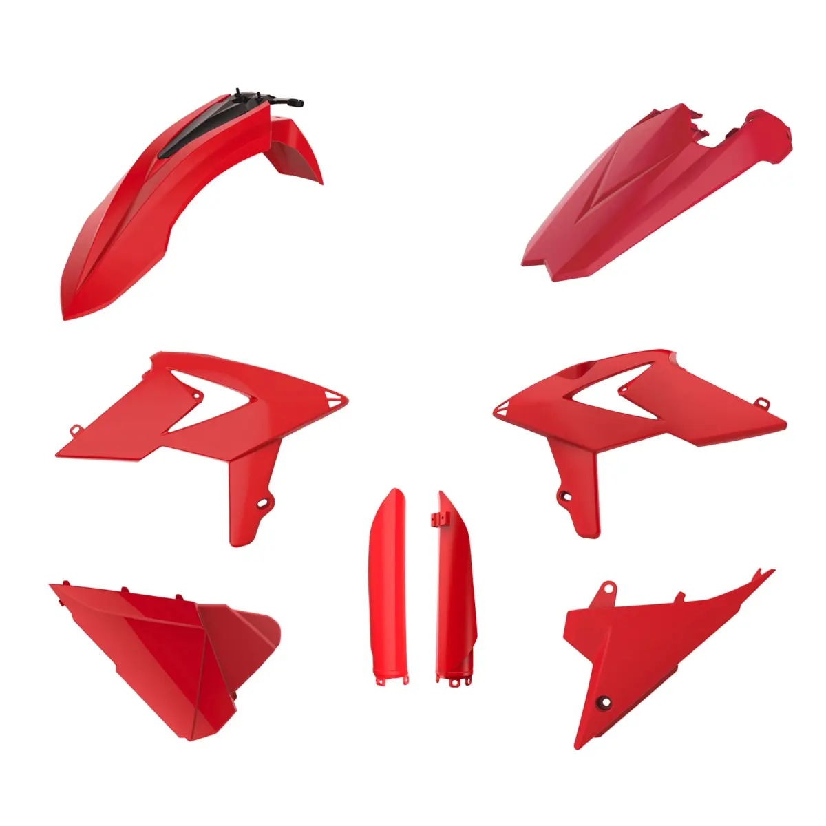 POLISPORT kompletní sada plastů (FULL KIT) BETA 2T/4T 18-19 v sadě kryty tlumičů (8398700001) barva červená (POLISPORT kompletní sada plastů (FULL)