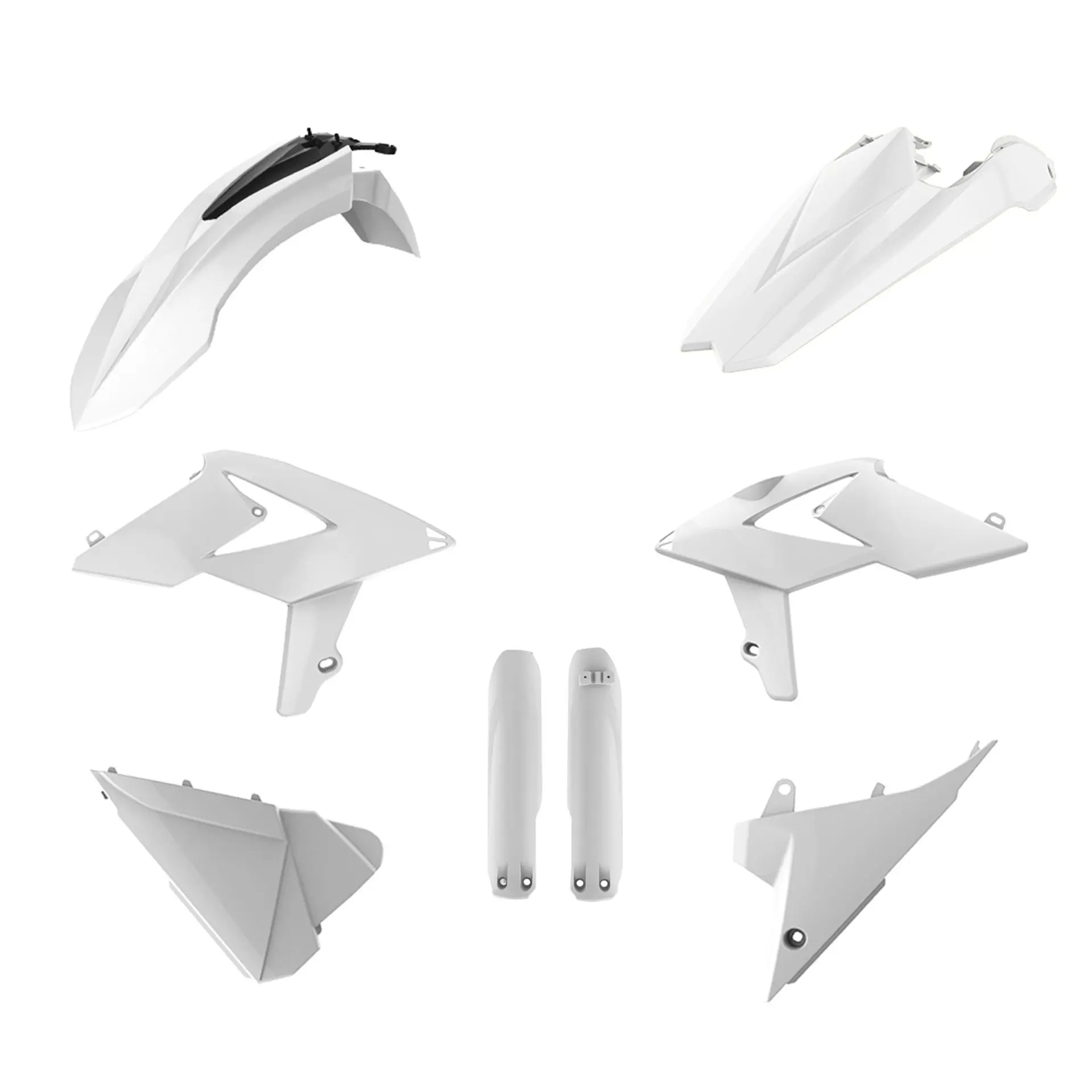 POLISPORT kompletní sada plastů (FULL KIT) BETA 2T/4T 18-19 v sadě kryty tlumičů (8398700002) barva bílá ( )