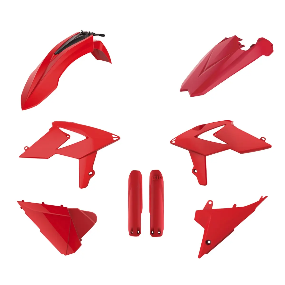 POLISPORT kompletní sada plastů (FULL KIT) BETA 2T/4T 18-19 v sadě kryty tlumičů (8398700001) barva červená ( )