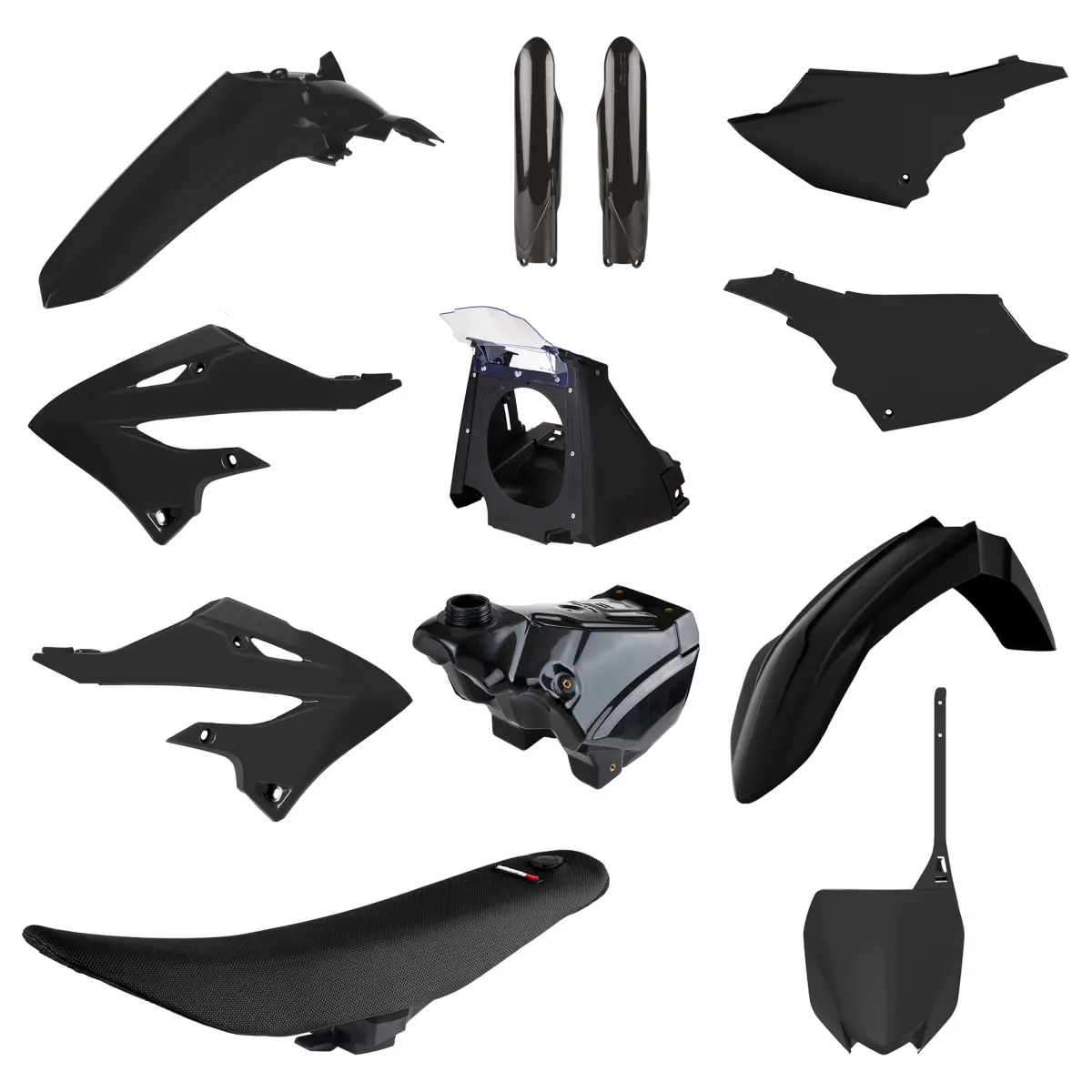 POLISPORT kompletní sada plastů YAMAHA YZ 125/250 02-21 (restyling na model 2022) (obsahuje nádrž paliva; kompletní sedlo; airbox; přední i zadní