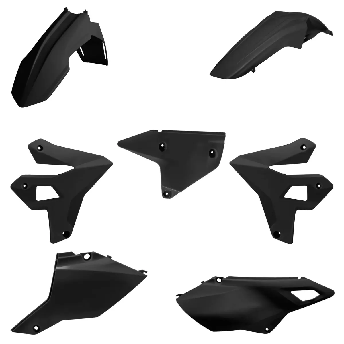 POLISPORT kompletní sada plastů SUZUKI DR-Z 400 (DRZ400) 00-25 (restyling) barva černá (POLISPORT kompletní sada plastů SUZUKI DR-Z 400 (DRZ400))