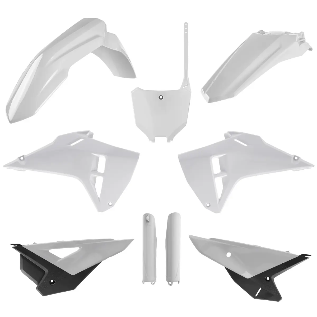 POLISPORT kompletní sada plastů (FULL KIT) HONDA CRF 250R 22-24; CRF 450R 21-24 (restyling na model 2025) v sadě přední tabulka (8670700002) a kryty