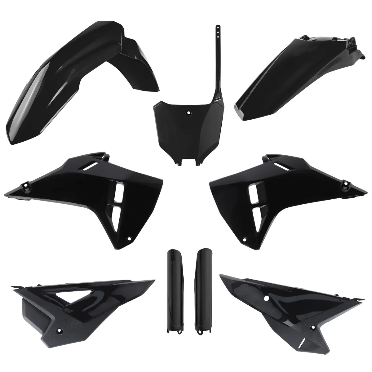 POLISPORT kompletní sada plastů (FULL KIT) HONDA CRF 250R 22-24; CRF 450R 21-24 (restyling na model 2025) v sadě přední tabulka (8670700003) a kryty
