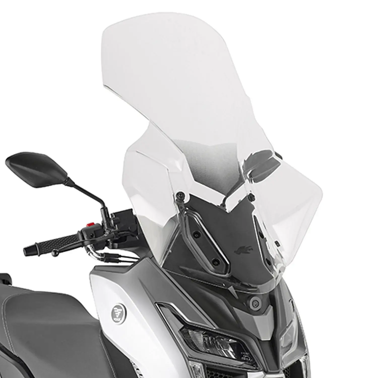 KAPPA plexi VOGE SR1 125 '23-'26 (81 x 62CM) čiré - nutný držák D9267KITK (KAPPA plexi VOGE SR1 125 '23-'26 (81 x 62CM) čiré - nutný držák D9267KITK)
