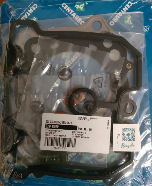CENTAURO těsnění TOP-END SUZUKI DRZ DRZ 400 S 00-17 , LTZ / LT-Z 400 QUADSPORT 03-14 , KAWASAKI KLX 400 03-06 , KFX 400 03-06 , ARCTIC CAT DVX 400
